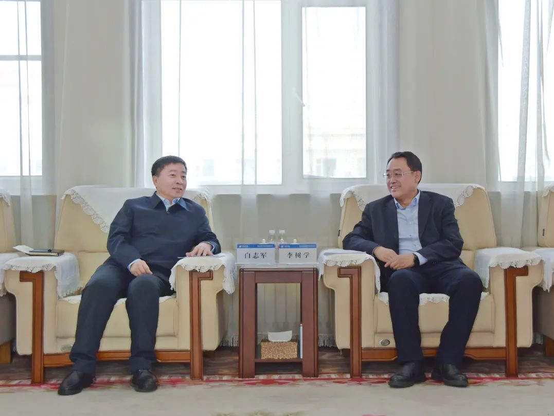 華能蒙東公司總經理、黨委副書記李樹學會見扎蘭屯市委書記白志軍