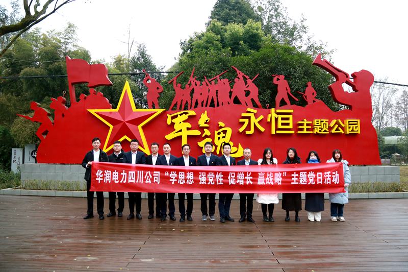 華潤電力四川公司聯合華潤集團在川企業(yè)開展“學思想、強黨性、促增長、贏戰(zhàn)略”主題黨日活動