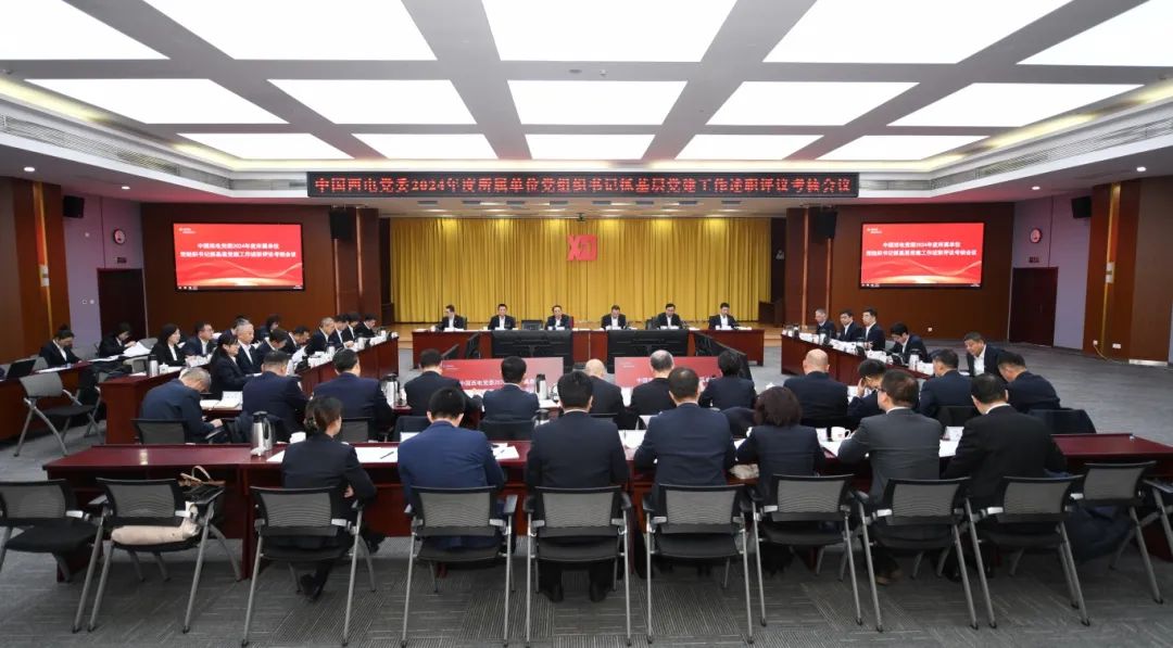 中國西電黨委召開2024年度所屬單位黨組織書記
