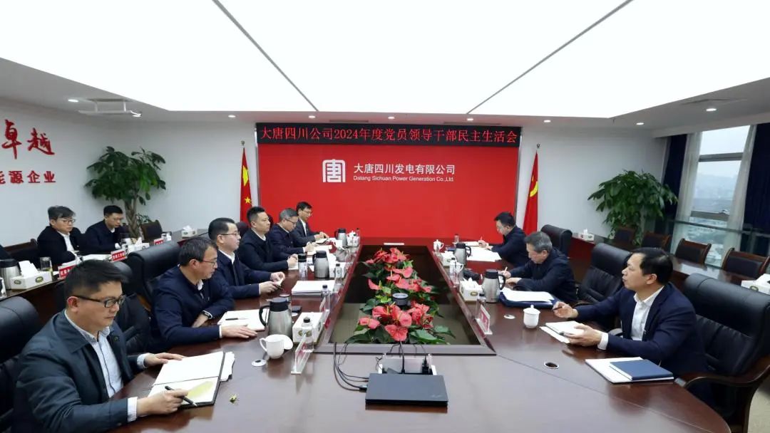 大唐四川公司黨委召開2024年度黨員領導干部民主生活會