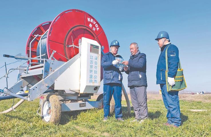 國網(wǎng)河南電力高標(biāo)準(zhǔn)農(nóng)田連片 機(jī)井電通水足