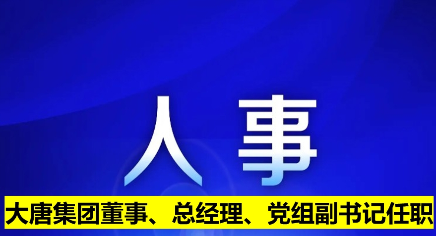 大唐集團(tuán)董事、總經(jīng)理、黨組副書(shū)記任職