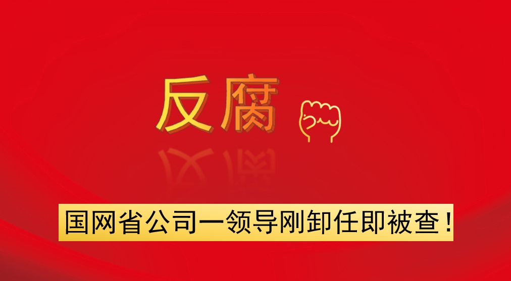 國網(wǎng)省公司一領導剛卸任即被查！